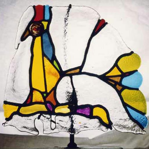Stained glass Fish (serie 1/2)